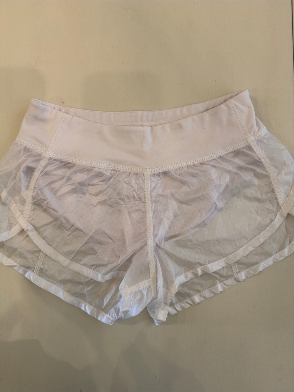 Girls' Honeycut White Athletic Mesh Shorts with Comfortable Waistband